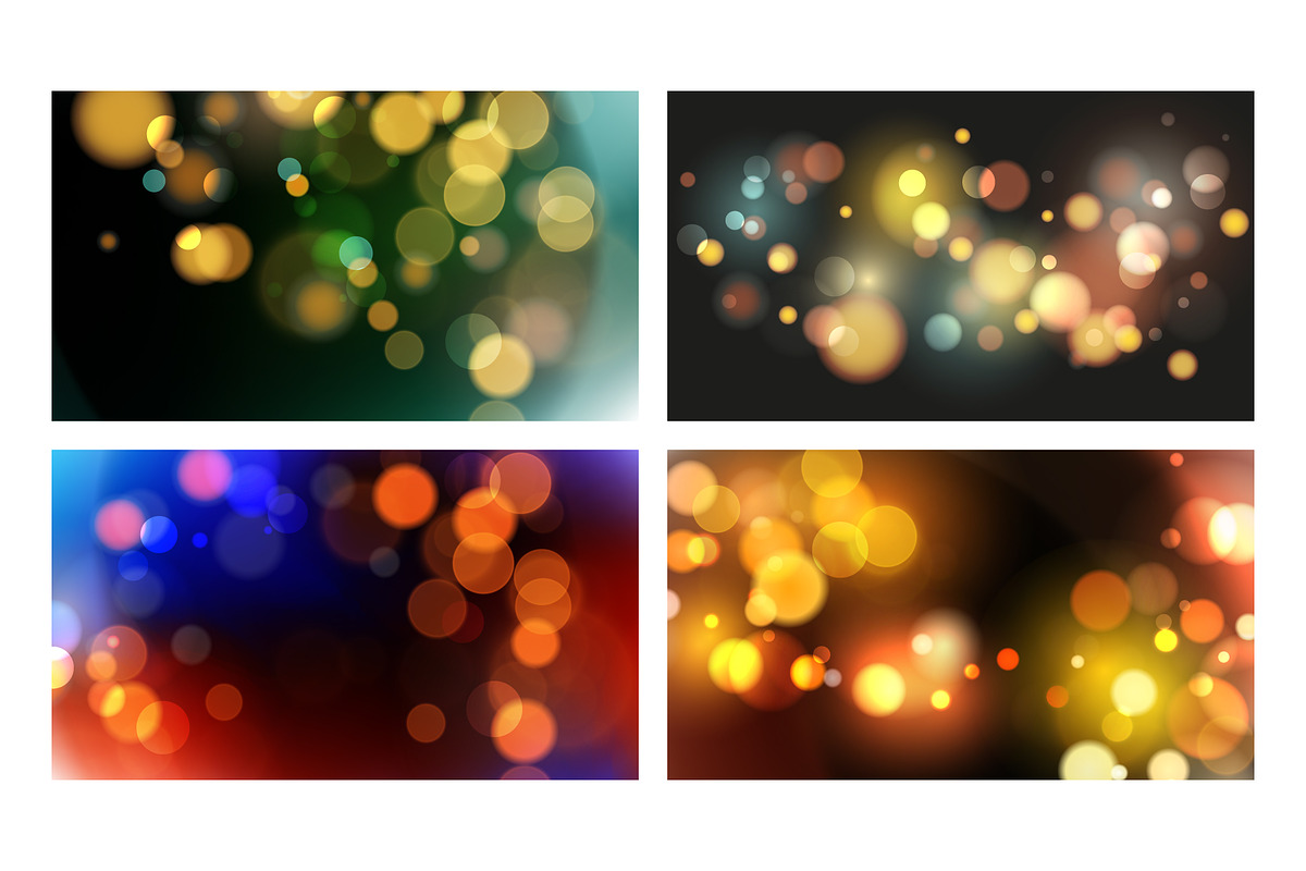 Bokeh Backgrounds Graphics Set, a Background Graphic by Finevector (Photo 11 of 11)