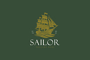 Nautical Logo Ship Sailboat Ocean, a Branding & Logo Template by Signatoro (Thumbnail 2 of 4)