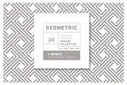 Square Collection. Patterns & Shapes, a Pattern Graphic by Curly_Pat (Thumbnail 1 of 12)