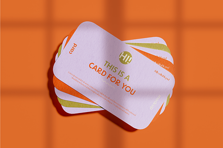 Stacked Business Cards Mockup, an Advertising Mockup by Hubzway