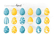 Easter in yellow & blue, a Graphic by NKTN graphics (Thumbnail 5 of 7)