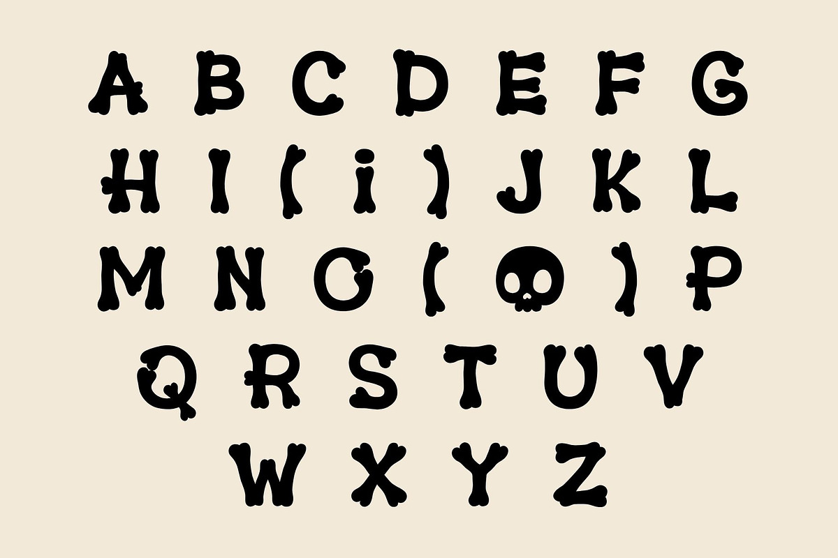 Fox Ghosty Font, a Symbol Font by Fox7 By Rattana (Photo 6 of 9)