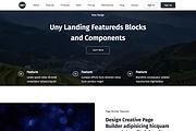 Uny Landing page templates - 6 in 1, a Landing Page Template by emagweb (Thumbnail 7 of 7)