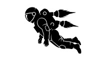 This vector astronaut artwork, an Illustration by Amazin_art (Thumbnail 26 of 30)