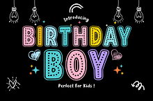 Birthday Boy – Playful Font Types