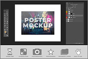 Poster Mockup, a Mockup by Bruno's Shop (Thumbnail 4 of 5)