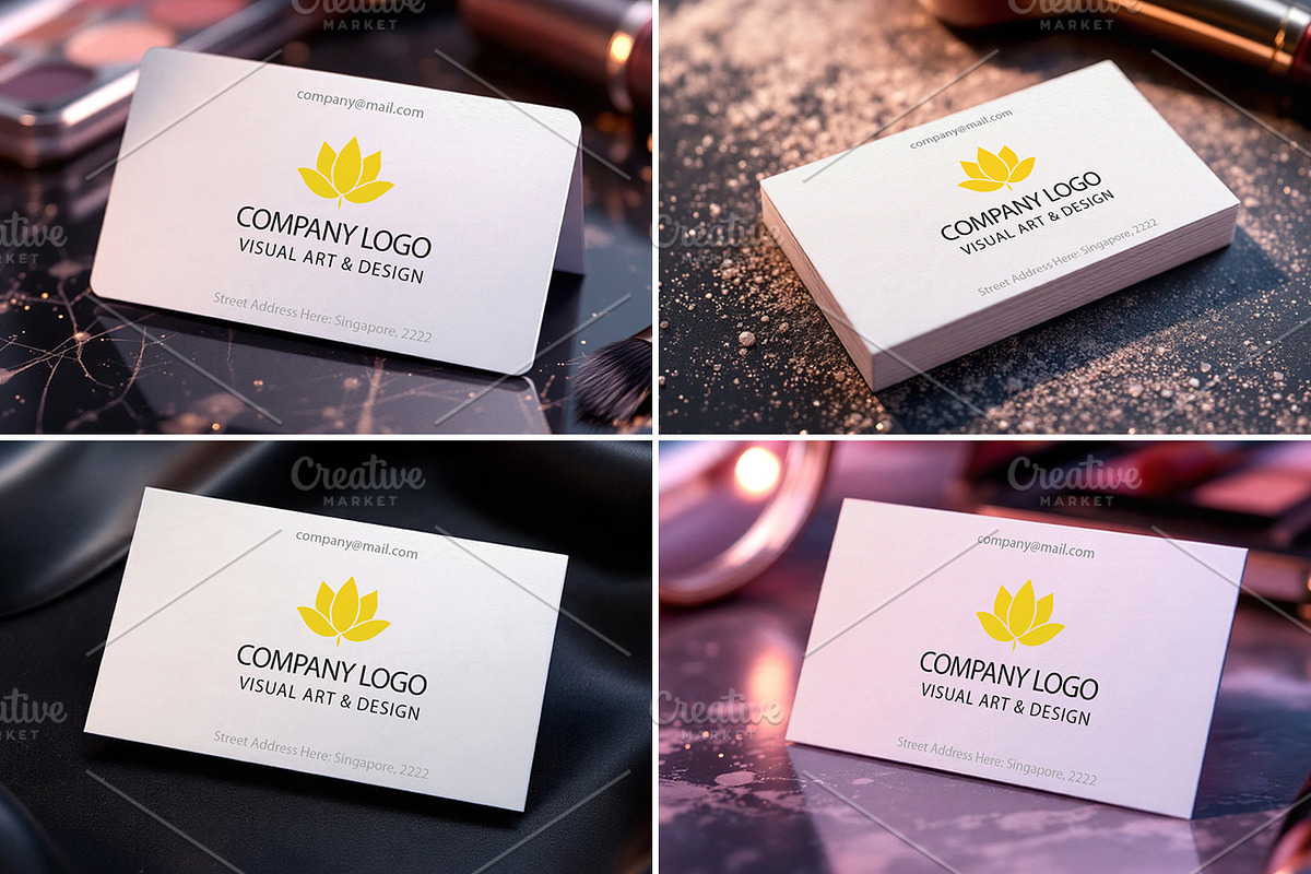 35 Luxury business cards, BUNDLE, an Advertising Mockup by Mockup Stories (Photo 7 of 8)