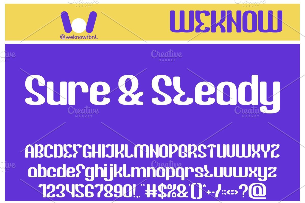 The Brighter Fortress font, a Font by weknow (Photo 2 of 8)
