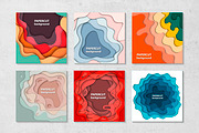100 paper cut backgrounds, a Card Template by Akimo Mia (Thumbnail 3 of 5)