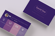 Creative Business Card V2, a Business Card Template by Reza Space (Thumbnail 3 of 4)