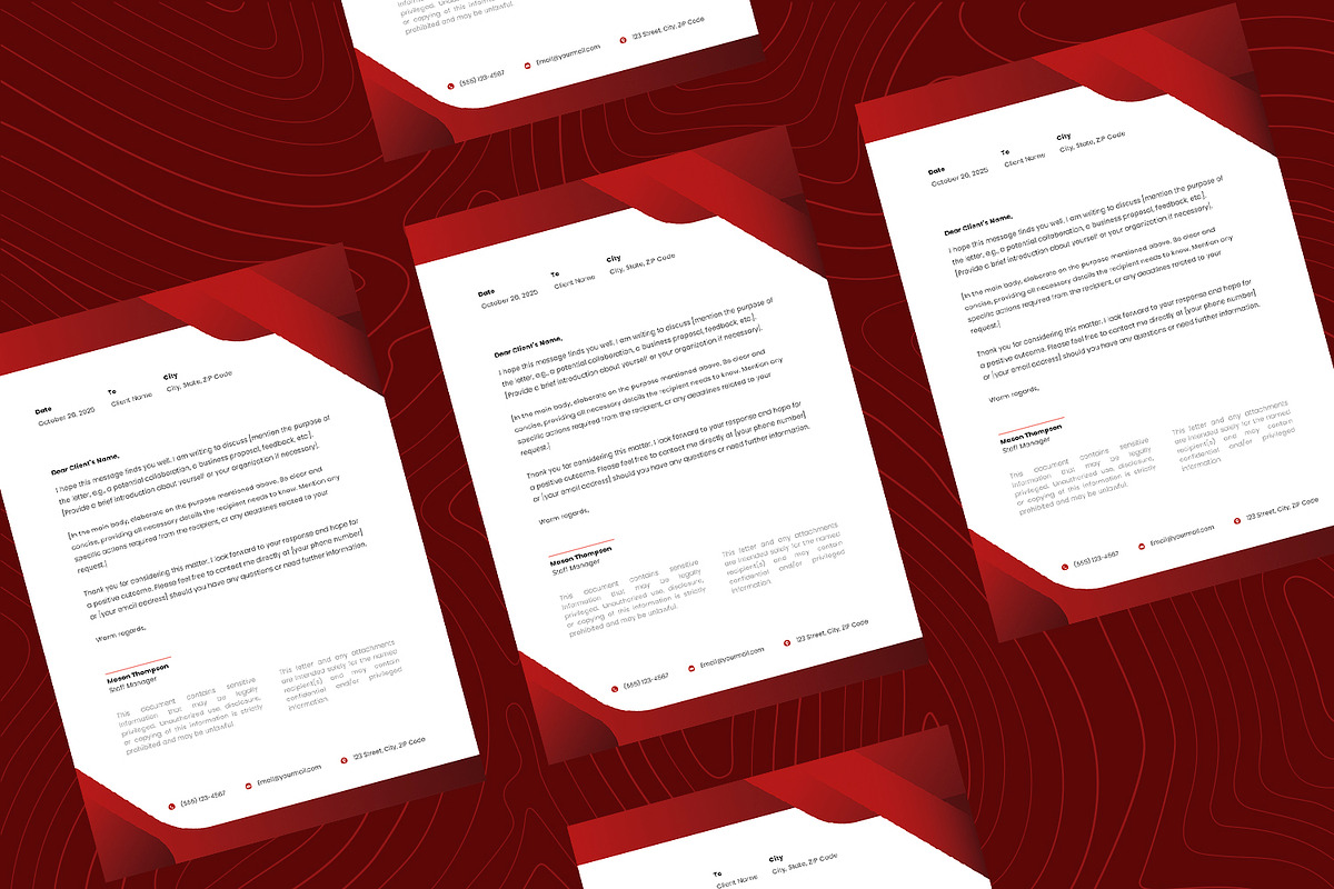 Hyfort Studio - Letterhead, a Print Template by Esensifiksi.studio (Photo 3 of 3)