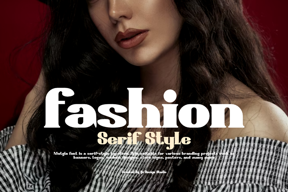Mutgia - Retro Ligatures Font, a Serif Font by QR Design Studio (Photo 2 of 8)