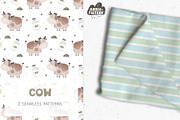 Cow, a Pattern Graphic by AnnieArt (Thumbnail 1 of 4)