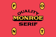 Monroe Serif Font, a Serif Font by Kern Club (Thumbnail 1 of 4)