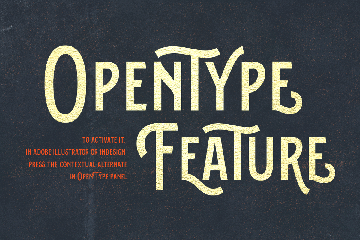 Fictoria Typeface preview 8