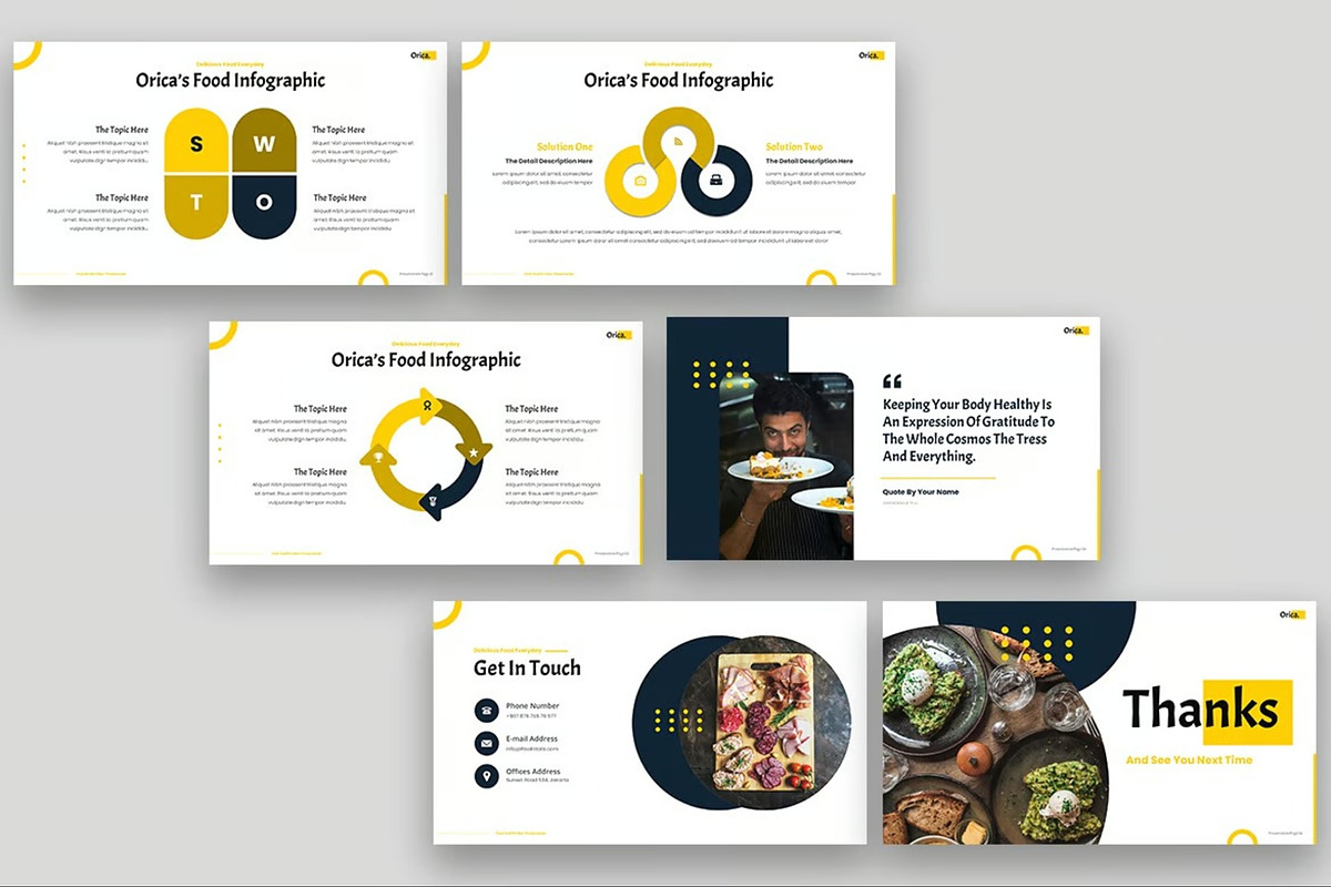 Orica - Food & Kitchen Keynote, a Presentation Template by Fit-tee (Photo 2 of 6)