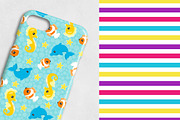 BABY MERMAIDS Pattern collection, a Pattern Graphic by PrettyPatterns (Thumbnail 3 of 5)