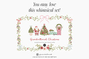 Christmas Floral watercolor graphics, a Decorative Illustration by Grace Noboa Illustrations (Thumbnail 2 of 15)