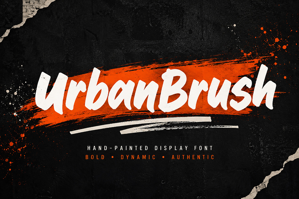 UrbanBrush, a Script Font by Wow Magic (Photo 1 of 5)