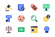 Flat Web Icons Pack, a Duotone Icon by alexdndz (Thumbnail 13 of 29)