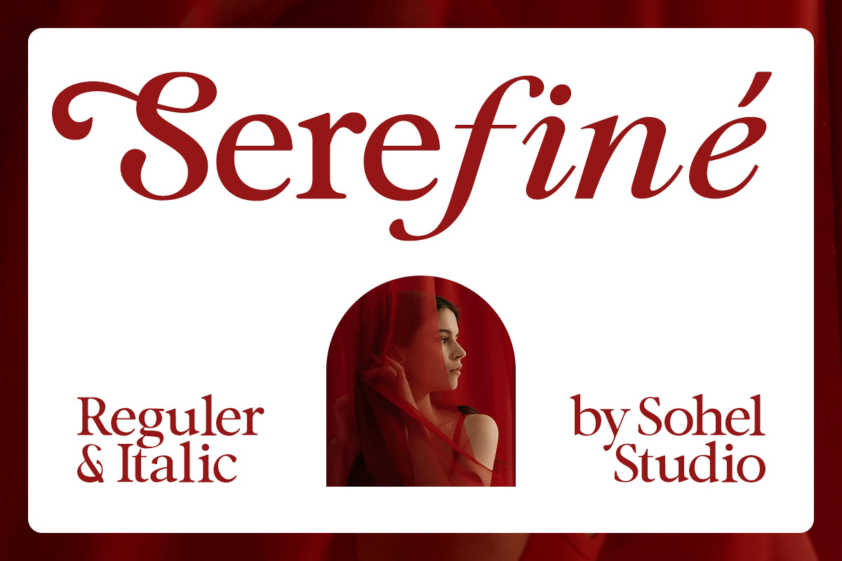 Serefine – Elegant & Romantic Serif, a Font by Sohel Studio (Photo 13 of 13)