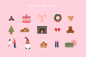 Happy Winter Vector Graphics