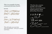 Fresh Concept - All Caps Handwritten, a Handwritten Font by Sarid Ezra (Thumbnail 7 of 10)