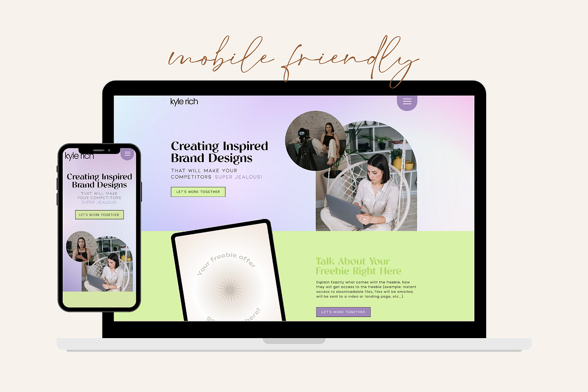 Showit Website Template - Kyle, a Websites & App Template by Capri & Rome (Photo 6 of 6)