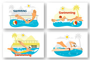 7 Swimming Pool Illustration, a Sport Illustration by denayunebgt (Thumbnail 2 of 4)