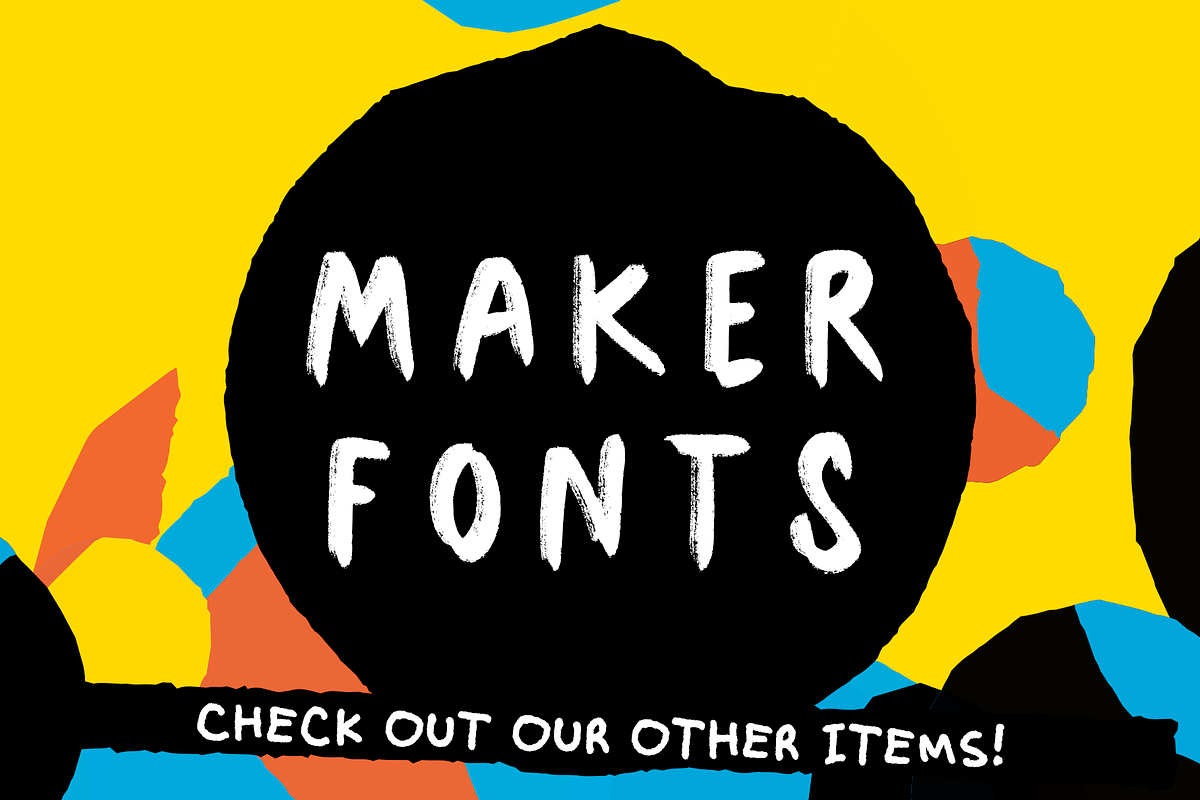 Spraycan Handmade Font, a Handwritten Font by Maker Fonts (Photo 13 of 13)