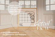 Artwork Frame Mockups Square Ratio, a Household Mockup by Bonumo (Thumbnail 6 of 10)