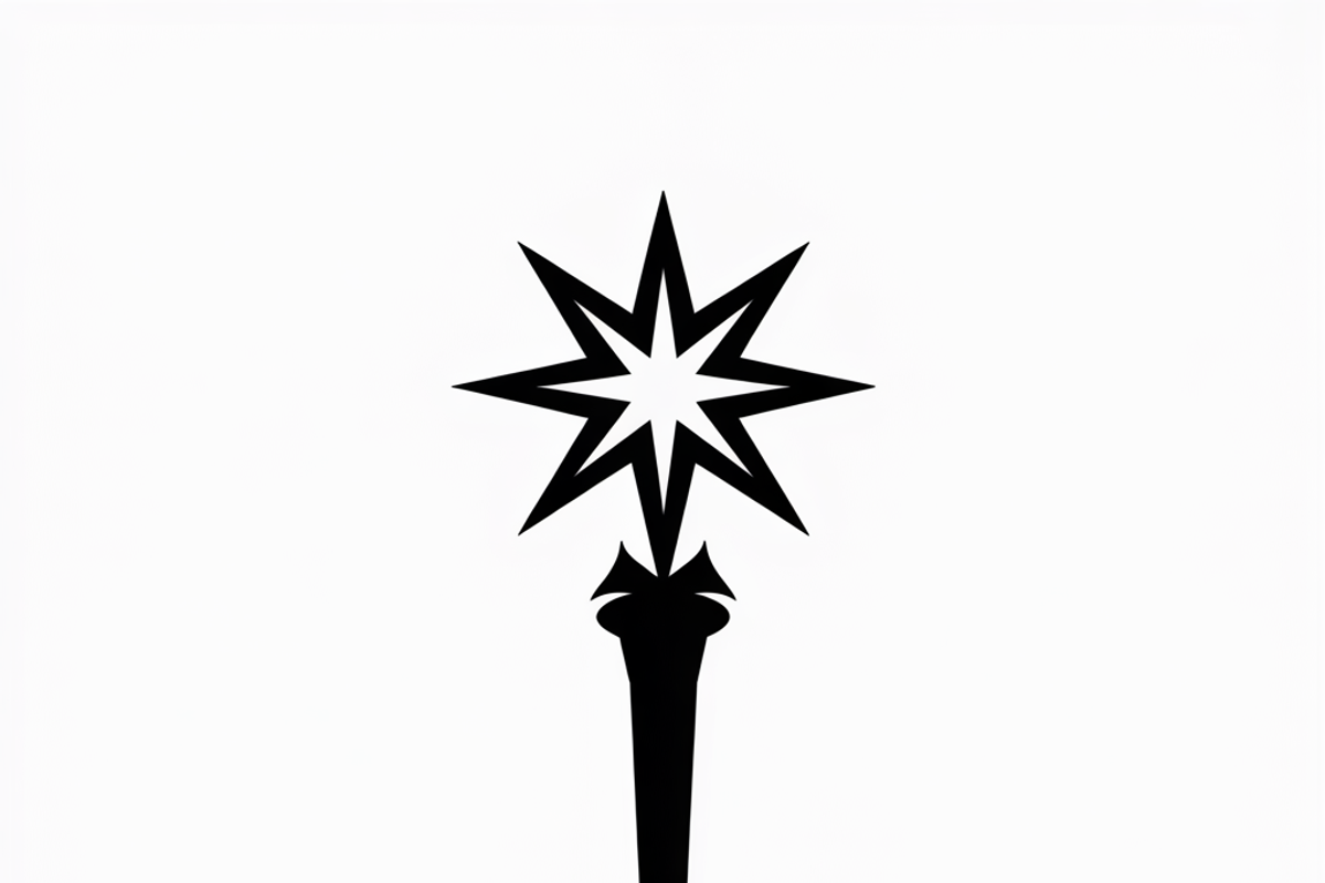 A stylish set of magic wand vector, an Illustration by Amazin_art (Photo 14 of 41)
