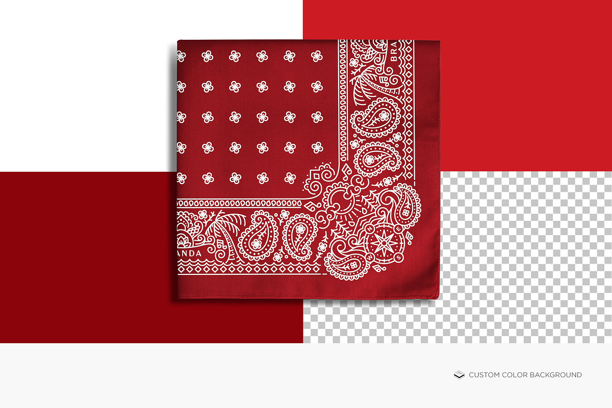 Bandana Mock-up, a Mask Mockup by Branda Keeps (Photo 14 of 17)