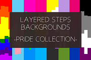 40 Layered Pride Flag Backgrounds, a Background Graphic by wodnerwoman (Thumbnail 1 of 6)