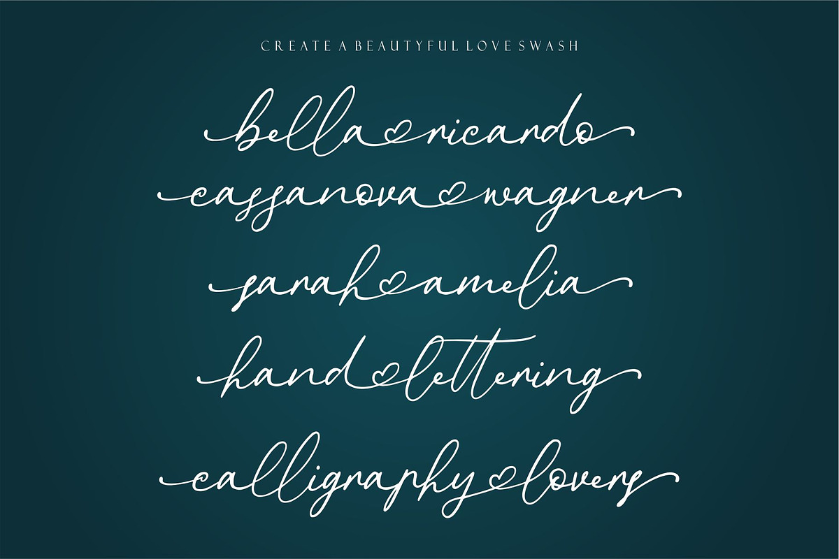 Donatellia Signature, a Script Font by Garisman Std (Photo 11 of 13)
