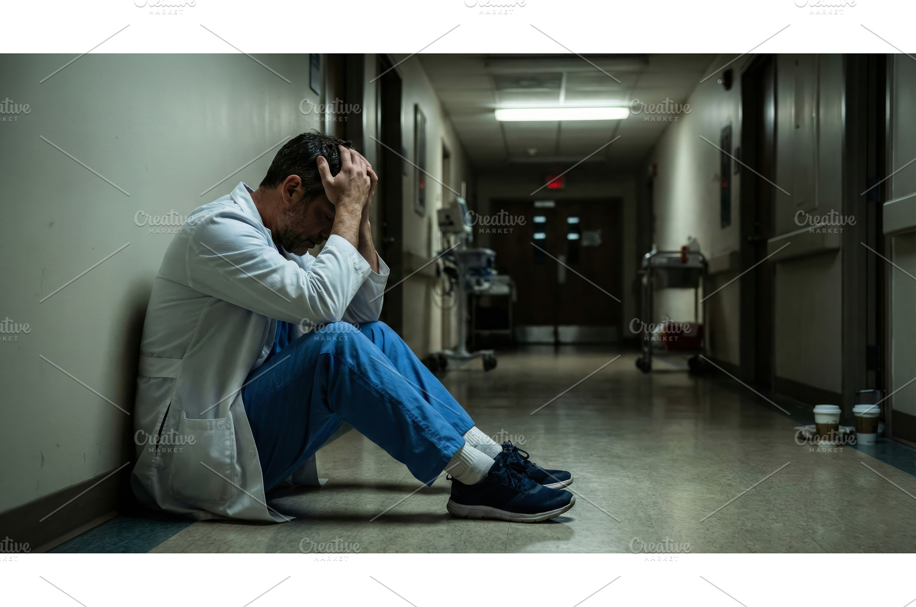 Tired Upset Nurse, a Health & Medical Photo by CREATIVEDEF