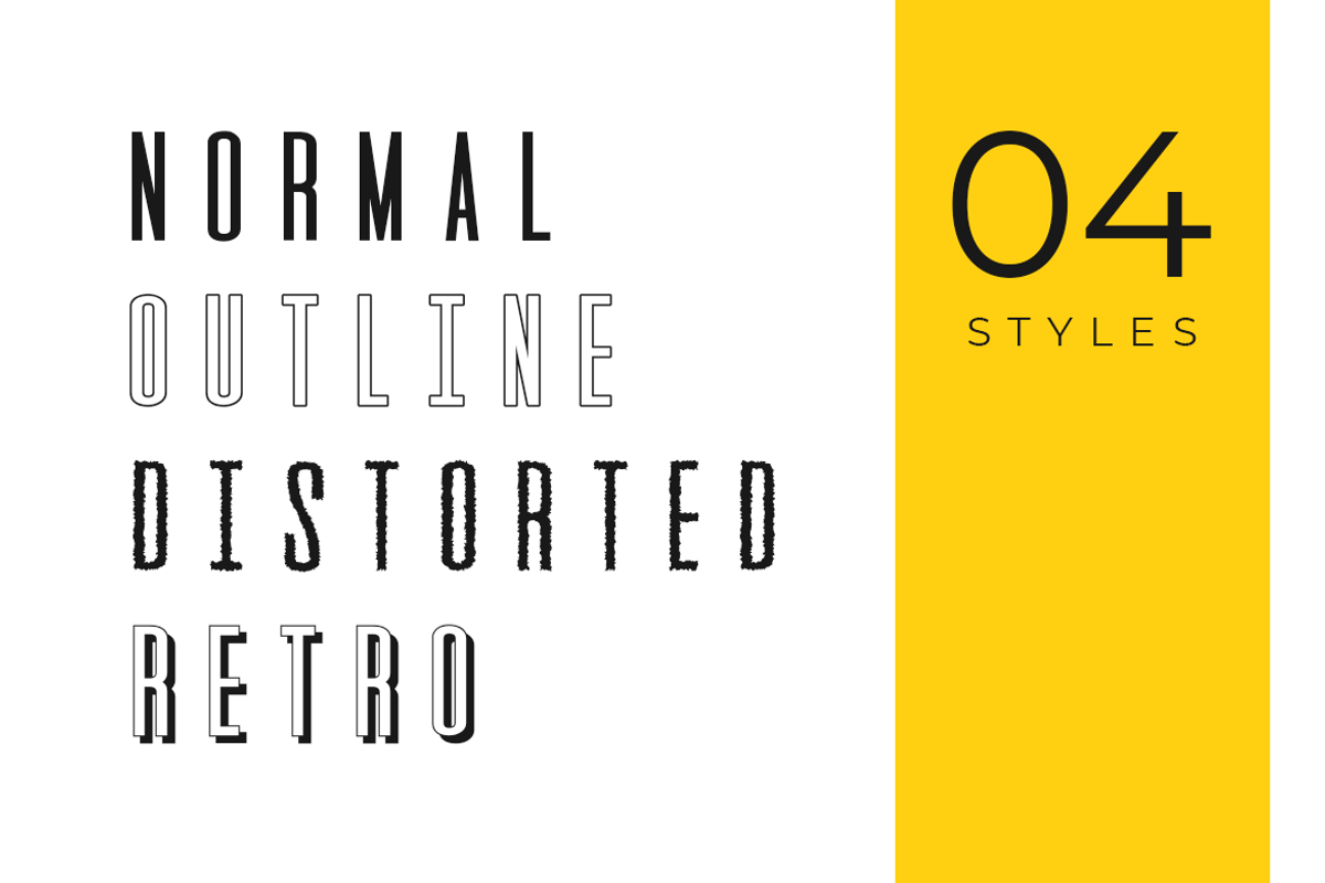GATSBY - Unique Display Typeface preview 2