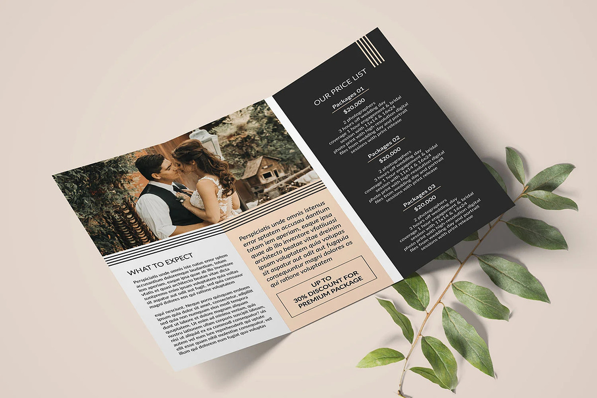 Photography Trifold Brochure, a Brochure Template by Template Shop (Photo 4 of 4)