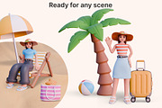 Summer 3D Kit – Objects & Character, an Object 3D Model by KetrinDesigner (Thumbnail 7 of 13)