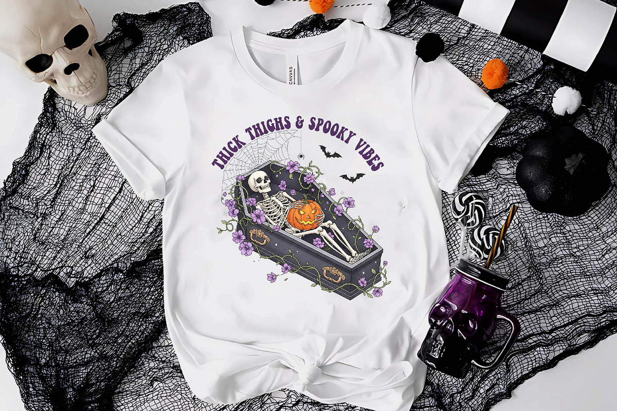 Skeleton Halloween Sublimation, a Work Illustration by Dream Creation (Photo 19 of 20)
