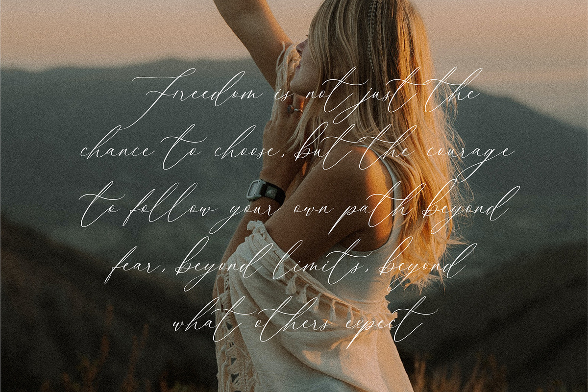 Lune Sauvage A Romantic Script Font, a Script Font by Prestige Artsy Studio (Photo 9 of 10)