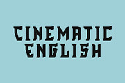 Cinematic English, a Blackletter Font by Mirco Zett (Thumbnail 1 of 4)