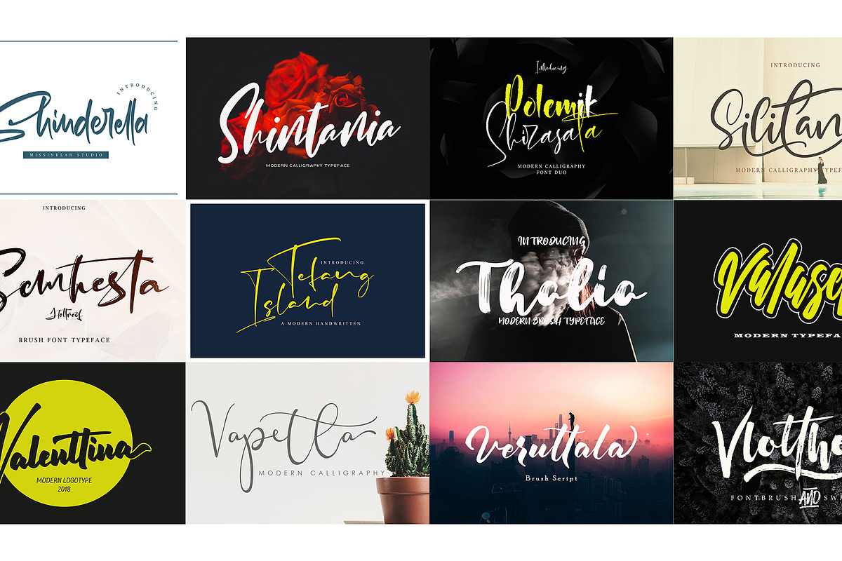 Handwritten Dream Bundle Fonts! preview 7