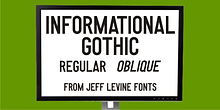 Informational Gothic JNL