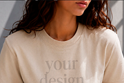 Comfort Colors 1717 White 20 Mockup, a Shirt Mockup by ElDesignState (Thumbnail 1 of 2)