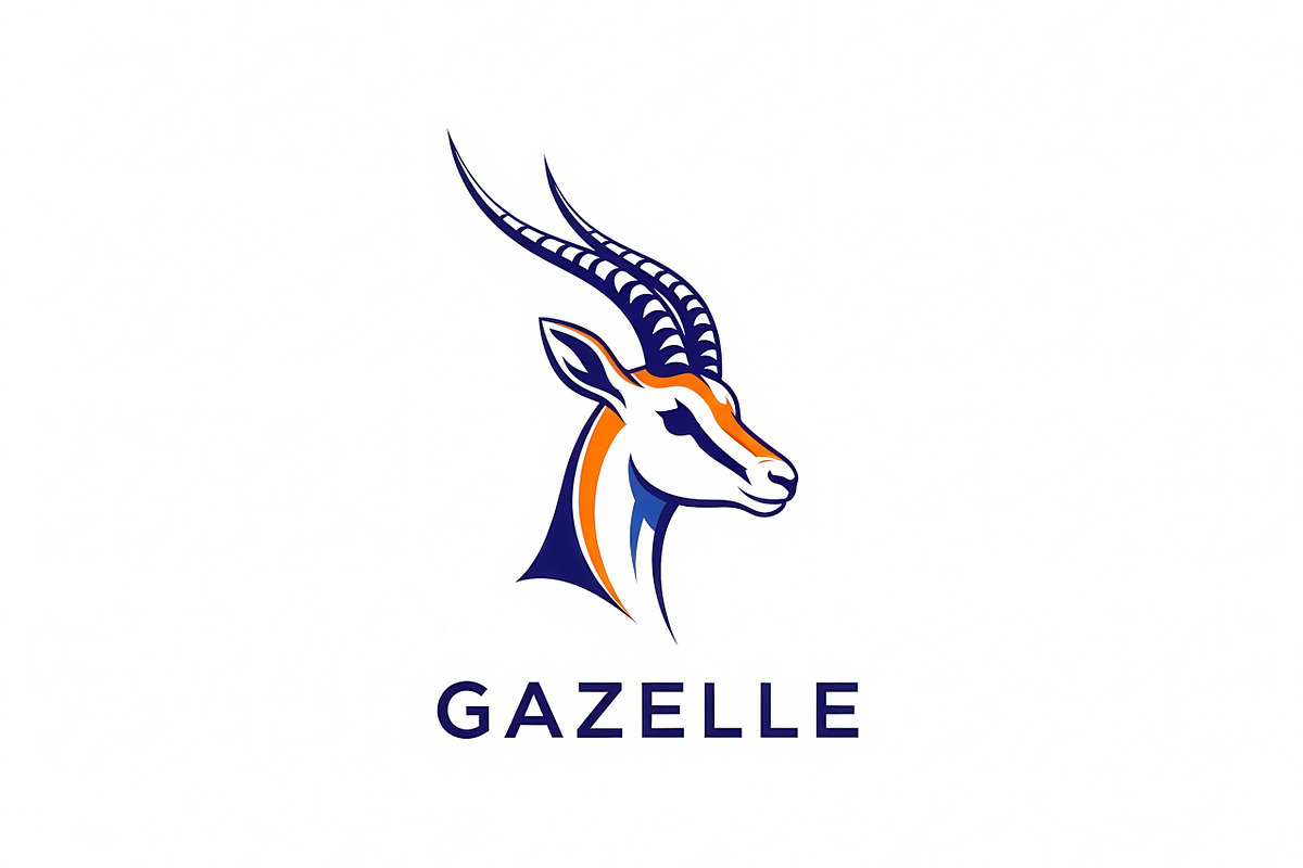 Gazelle Logo With, a Branding & Logo Template by Logocreative (Photo 2 of 2)