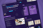 Porindo Studio Portfolio Landing, a Landing Page Template by productype1 (Thumbnail 4 of 5)
