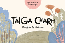 Taiga Charm Handwritten Font Duo