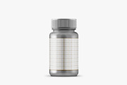 Metallic Plastic Pills Bottle Mockup, a Packaging Mockup by Reformer Mockup (Thumbnail 5 of 6)