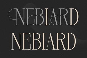 Nebiard Classic Serif Font